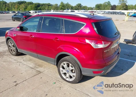 2014 Ford Escape Titanium z USA, uszkodzony, nr VIN 1FMCU0JX6EUD16401